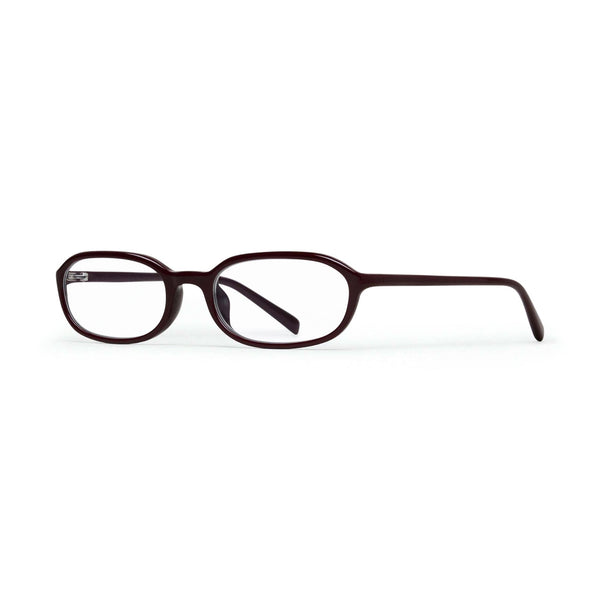 Edith Optical / Burgundy Acetate & Clear Lens - Shade Files